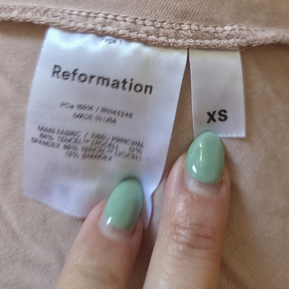 Reformation Mary Dress XS Blush - Picture 4 of 4